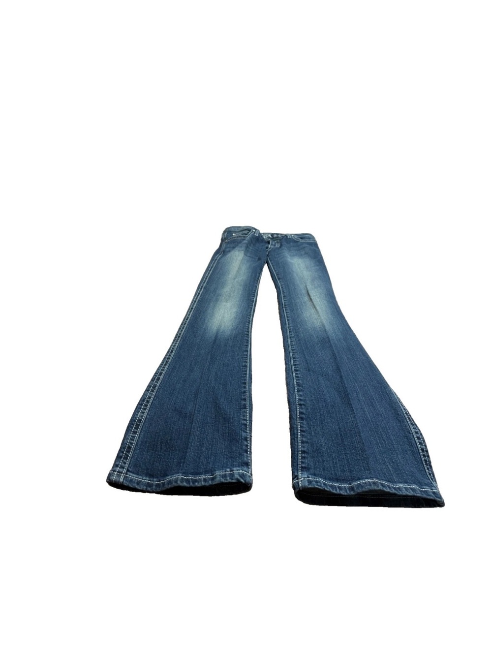 Rock 47 Women’s Medium Was Ultra Low Rise Rhinestone Jeans! 1x34 30x34